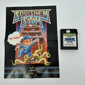 Squishem Featuring Sam ColecoVision 1984 Interphase Cartridge + Poster Tested
